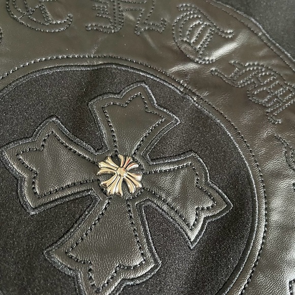 Chrome Hearts Classic Cross Metallic Black Jacket - Picture 10 of 12